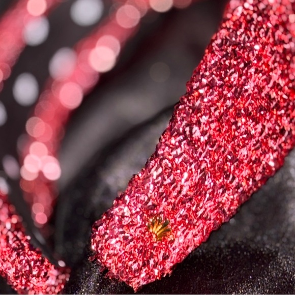 NWOT LELE SADOUGHI PINK TINSEL KNOTTED HEADBAND - Picture 5 of 8